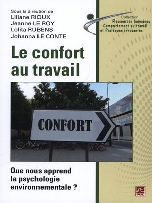cover image of Le confort au travail